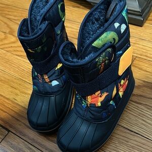 Kids Dinosaur Winter Boots